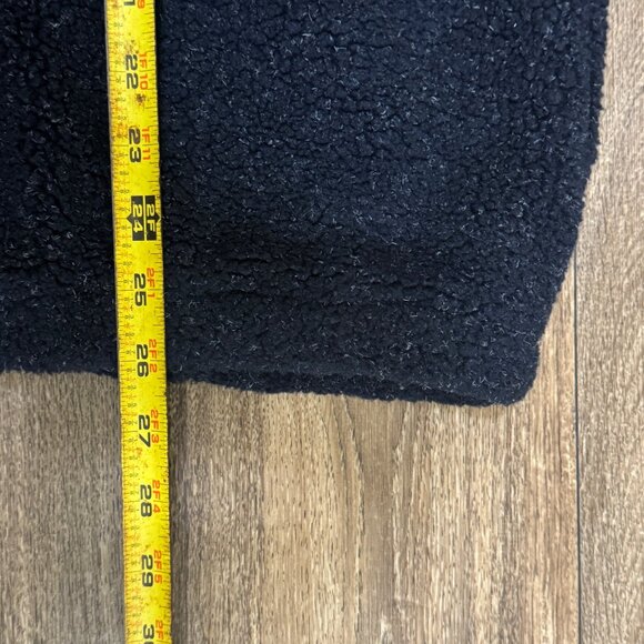 VTG Michigan Wolverines Vest Men's XL Blue Sherpa Embroidered 90s USA Sportswear - Picture 6 of 7